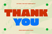Fattonic, a Sans Serif Font by graphicook (Thumbnail 10 of 10)