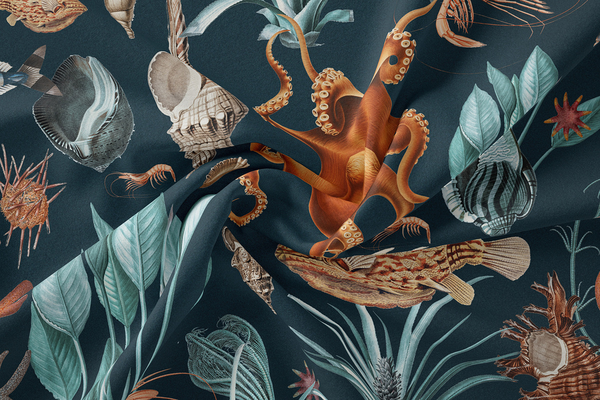 Atlantis Treasure Seamless Pattern, a Pattern Graphic by PrintyleStudio (Photo 10 of 11)