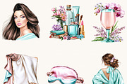 Coastal Glam Clipart Bundle, a Person Illustration by BusyDaydesign (Thumbnail 6 of 9)