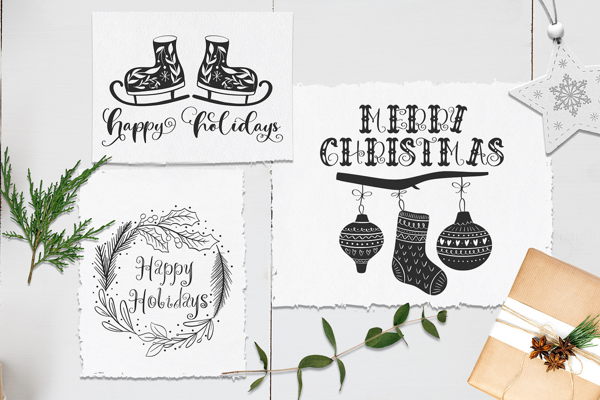 The Big Christmas Collection, a Script Font by CallMeStasia (Photo 2 of 15)