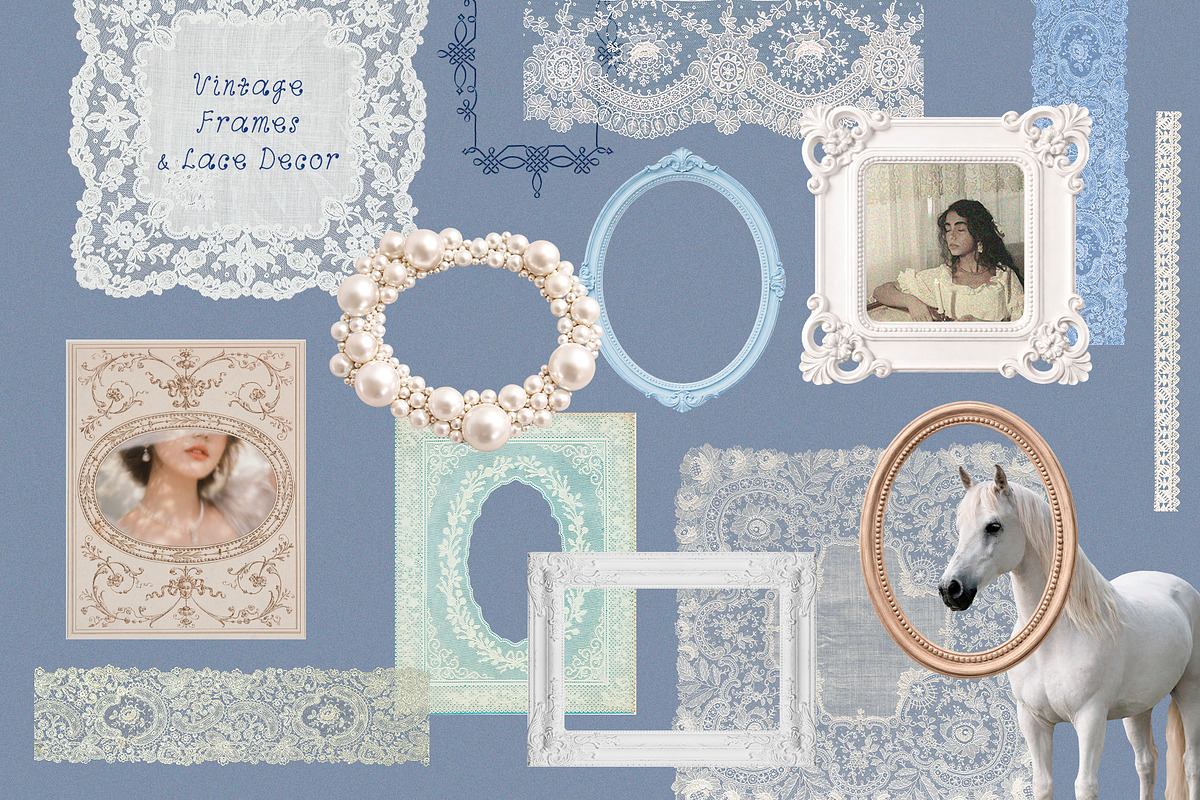 Romantic Regency Vintage Collage Kit, an Object Graphic by Eva Gentle (Photo 6 of 12)