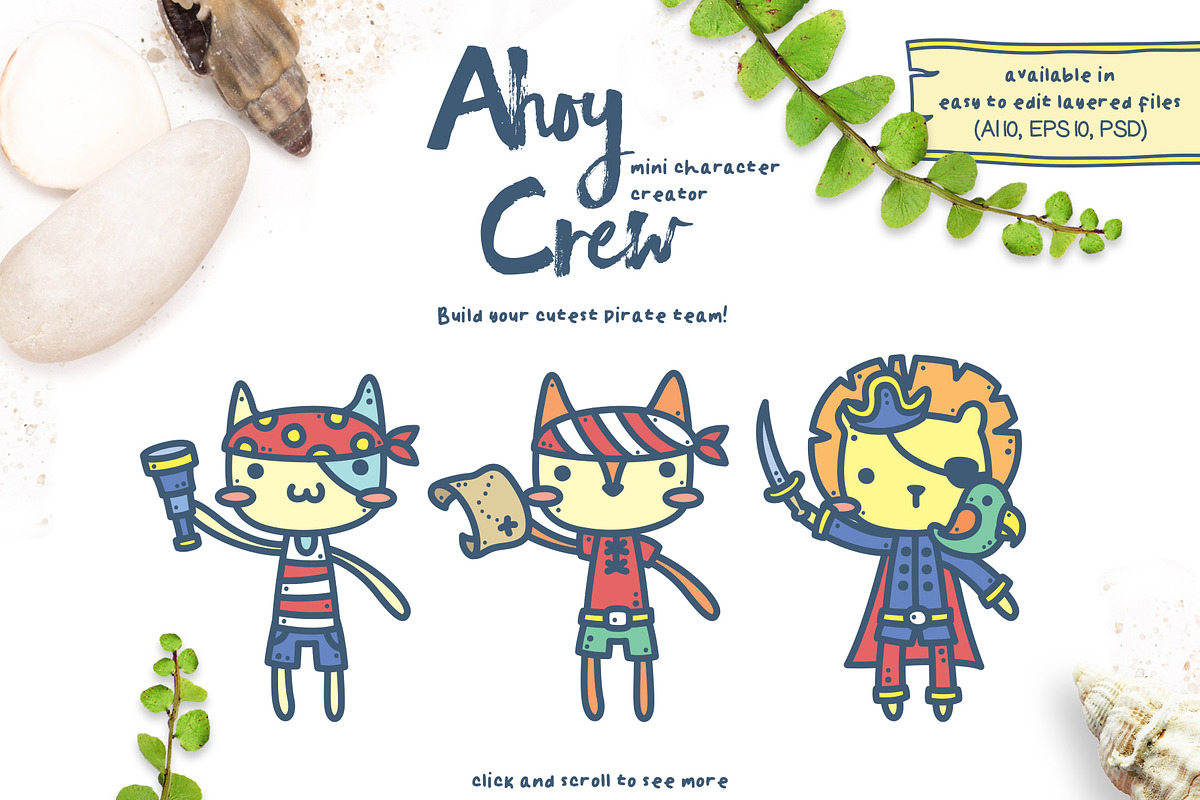 Captain Ahoy - Best Summer Clipart, an Animal Illustration by Euonia Meraki (Photo 7 of 11)