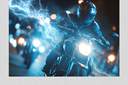 Electric Lightning Border Overlays, a Texture Graphic by PhotoSpirit (Thumbnail 5 of 8)