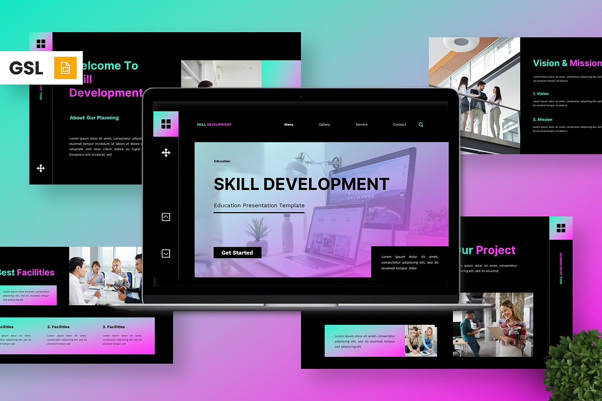 Skill Development - Education GSL, a Presentation Template by Deepslide Studio (Photo 1 of 6)