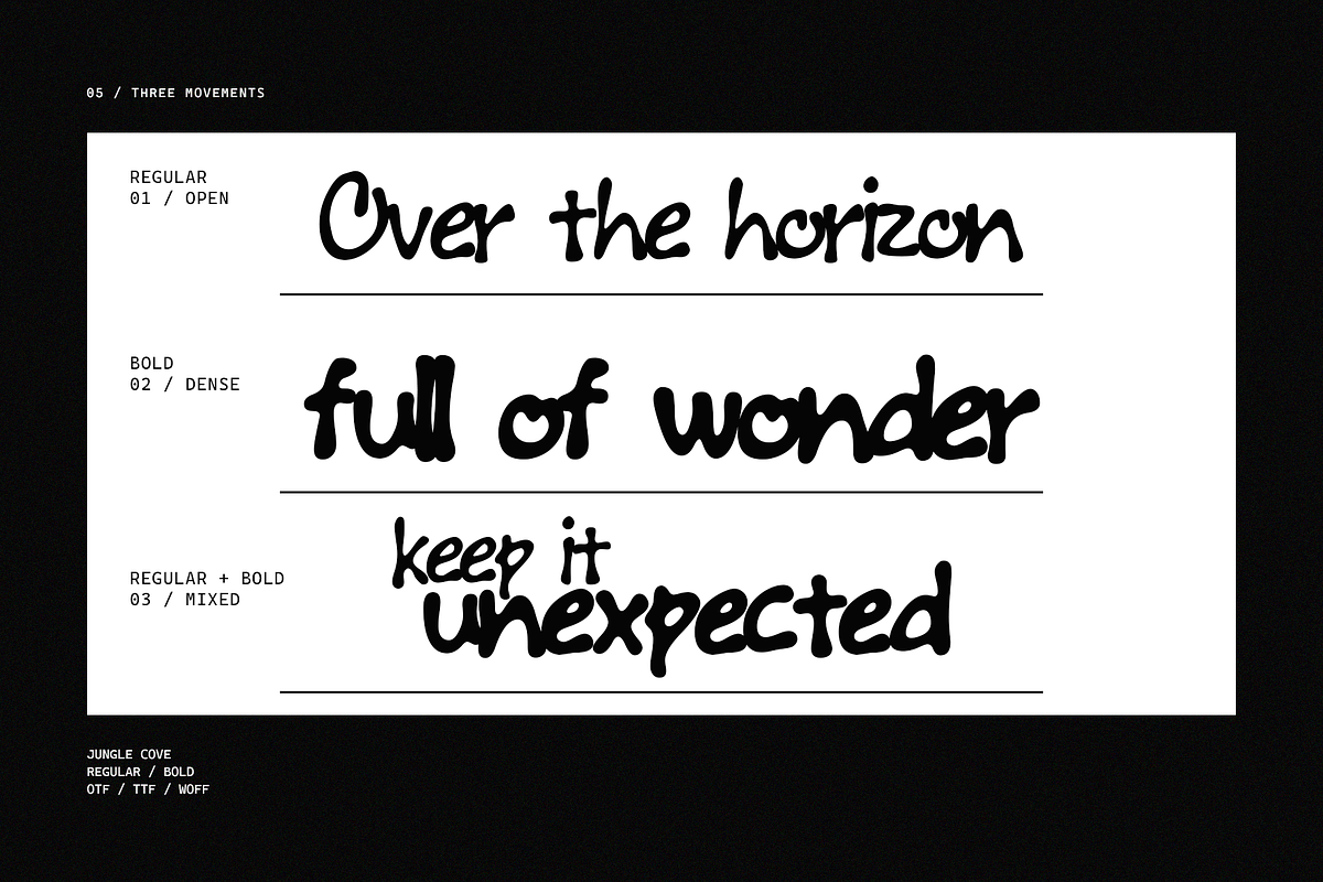 Jungle Cove – Handwritten Font, a Handwritten Font by Hasbi Creative (Photo 5 of 12)