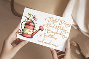 Watercolor Watering Can Clipart, an Illustration by Libby Wishes (Thumbnail 2 of 7)