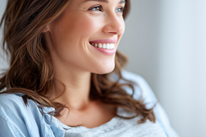 Smiling pregnant woman relaxing, a Person Photo by MistyDay