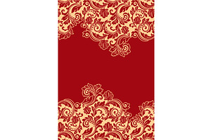 Abstract floral pattern. Vector, a Decorative Illustration by RODINA