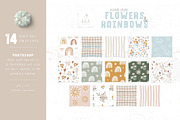 Scandi-Style Flowers and Rainbows, a Pattern Graphic by bhldesigns (Thumbnail 2 of 13)