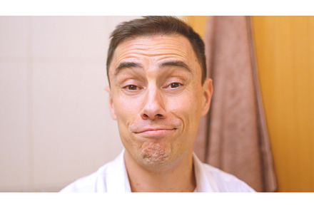 Good natured man making funny face, a Person Photo by Iván Moreno STOCK PHOTO