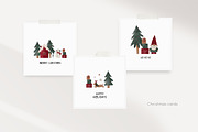 Cozy Watercolor Christmas Holidays, a Decorative Illustration by Cute And Wild (Thumbnail 5 of 6)