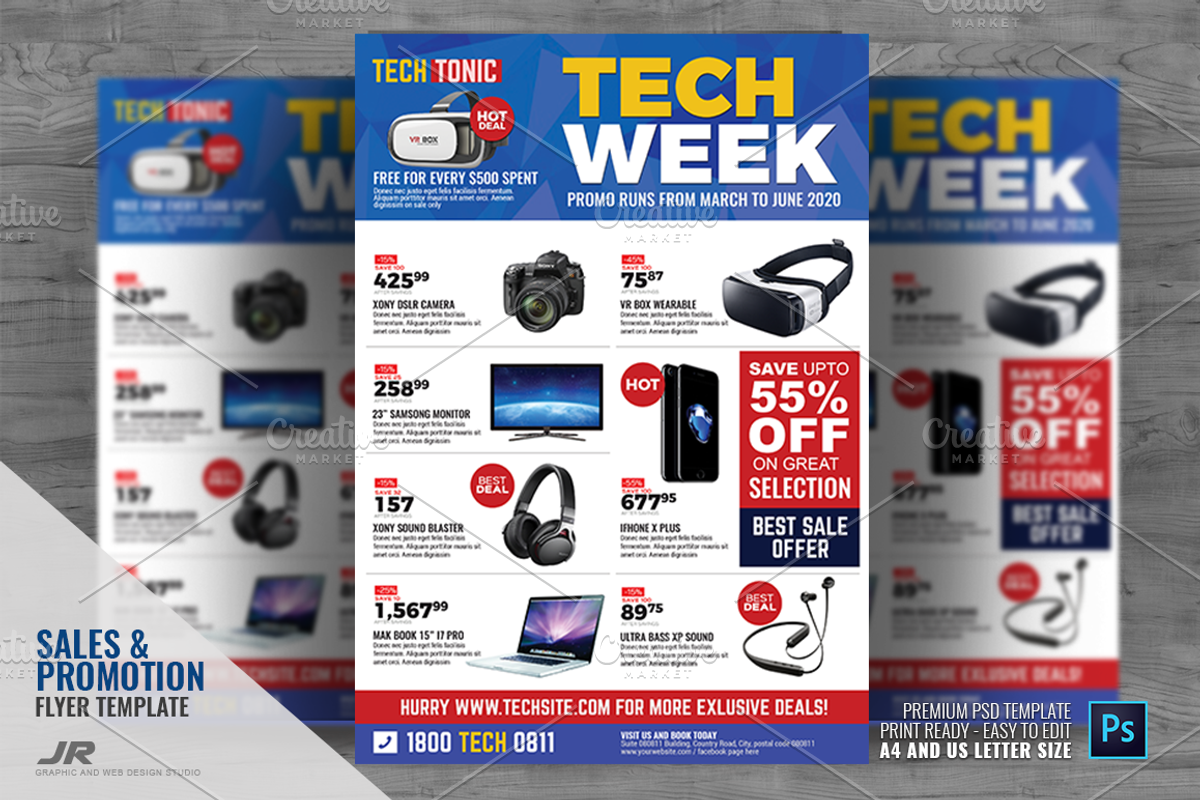 Gadget Sale Flyer, a Flyer Template by PSDPixel