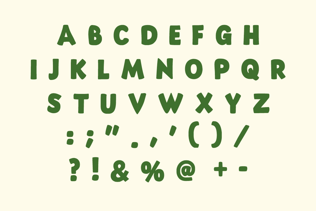 Christmas Winter Font, a Handwritten Font by Fourteen Letter (Photo 4 of 6)