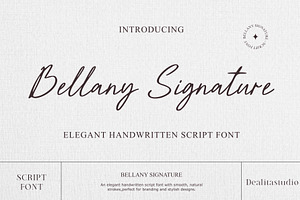 Bellany – Elegant Handwritten Script