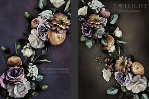 Twilight Floral Art Collection