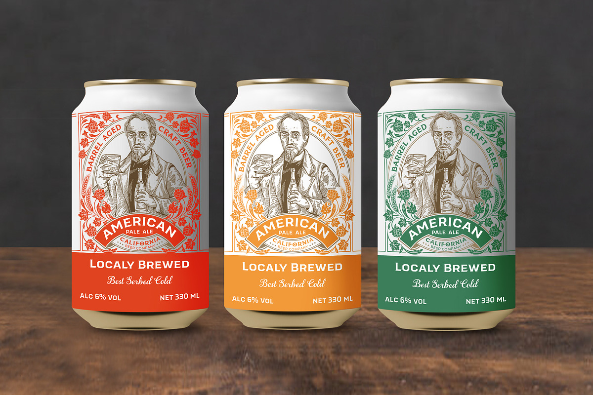 Beer Can Design, a Branding & Logo Template by Shwet Art (Photo 1 of 7)