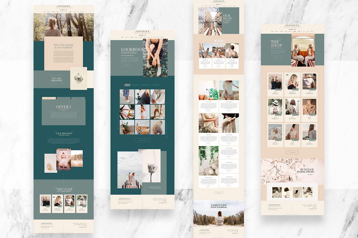 Infinity | Elementor Template Kit, an UI Kit Template by Touringxx Creative Studio (Photo 3 of 6)