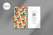 Canva Business Card Aesthetic Design, a Business Card Template by Saman Osama (Thumbnail 1 of 5)