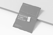 Invitation Card Mockup with Tag, a Product Mockup by graphypix (Thumbnail 4 of 4)