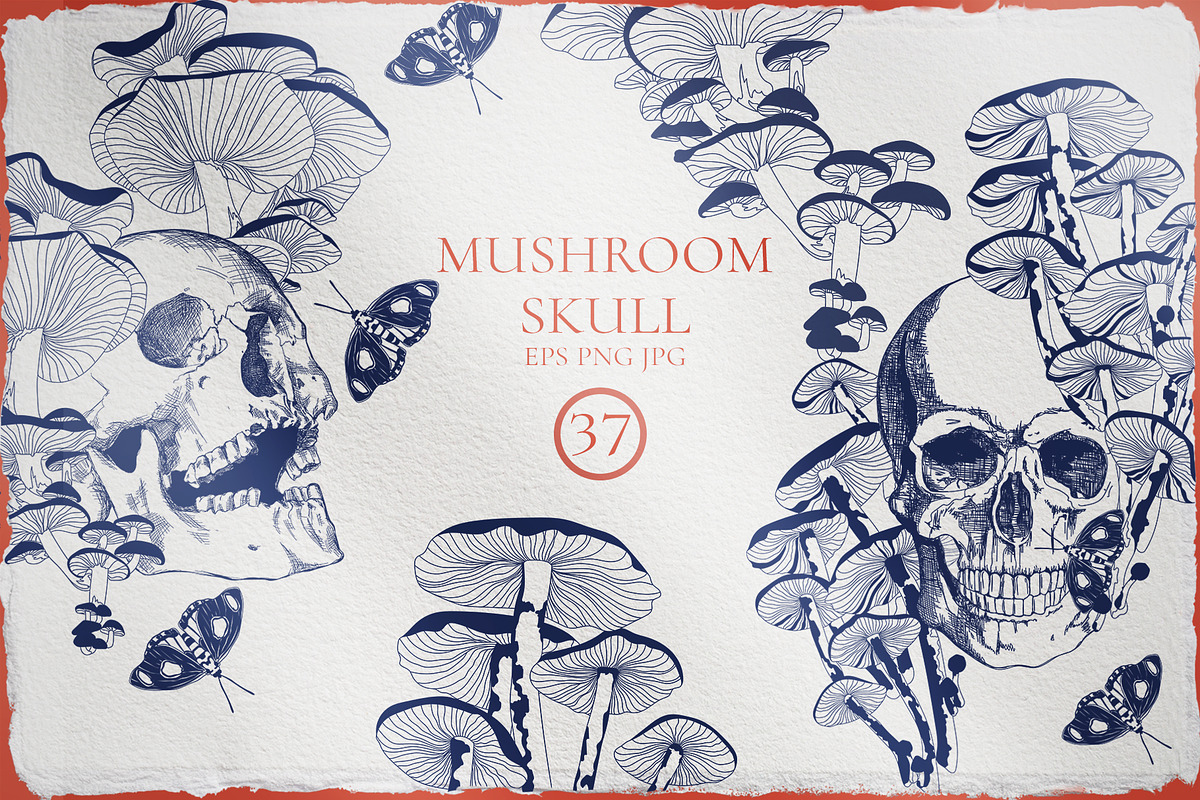 MUSHROOM SKULL, a Person Illustration by LanaDzi (Photo 1 of 11)