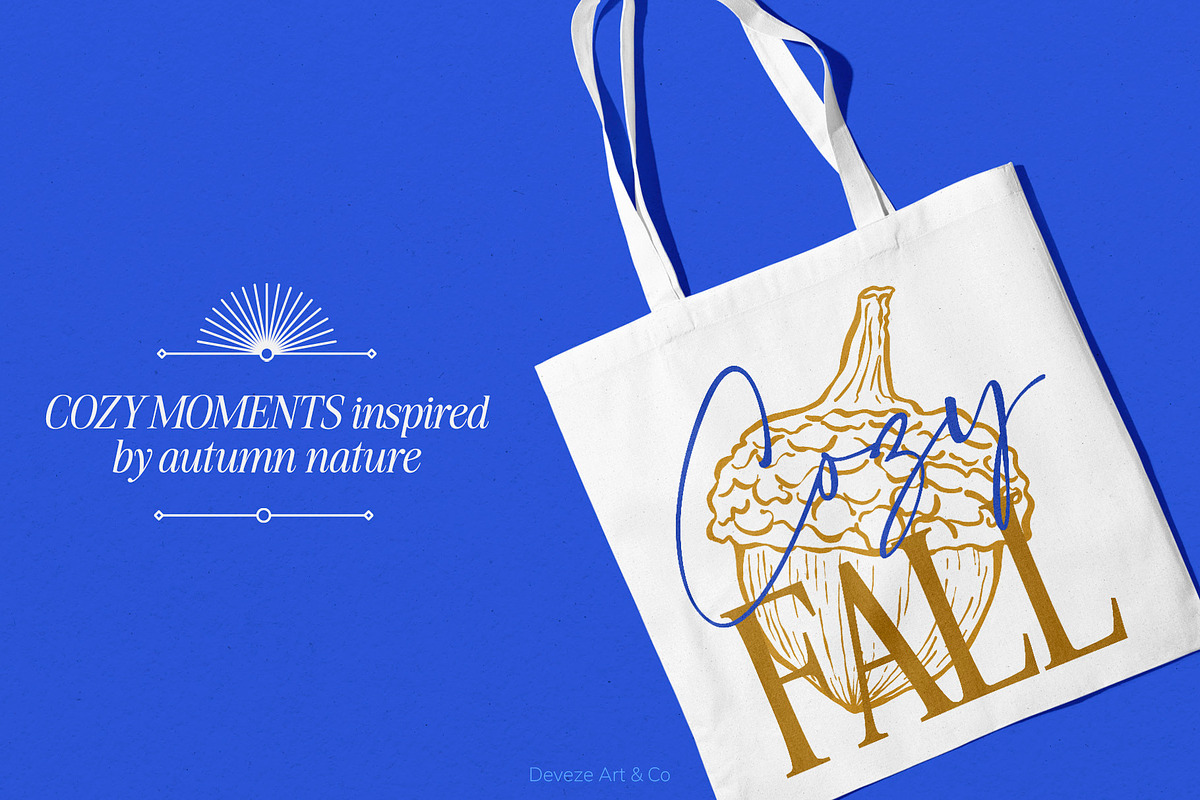 Autumn Reverie - Illustration, an Object Graphic by Deveze Art & Co (Photo 5 of 8)