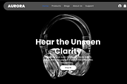 Aurora Shop: Wix Studio Ecommerce, a Wix Template by Webstify (Thumbnail 1 of 5)