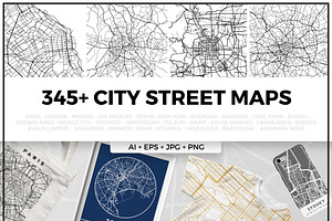 Complete City Street Map Bundle
