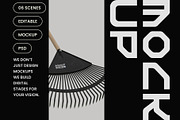 Leaf Rake Mockup, a Household Mockup by hiddemaru (Thumbnail 4 of 4)