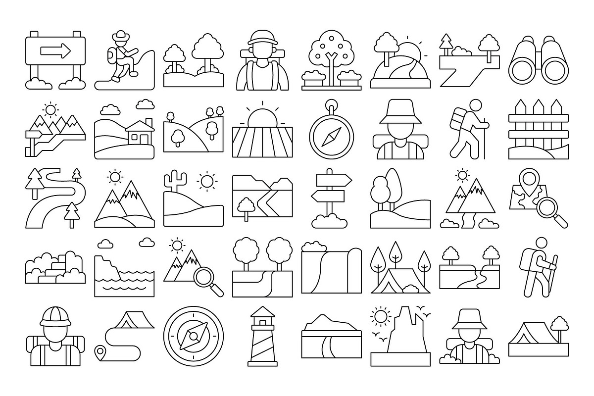 Nature Pathways Icons Pack – Forest, an Icon by Vector Portal (Photo 5 of 5)