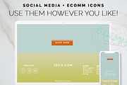Online Presence Icon Set, a Solid Icon by Bdemm Studio (Thumbnail 6 of 6)