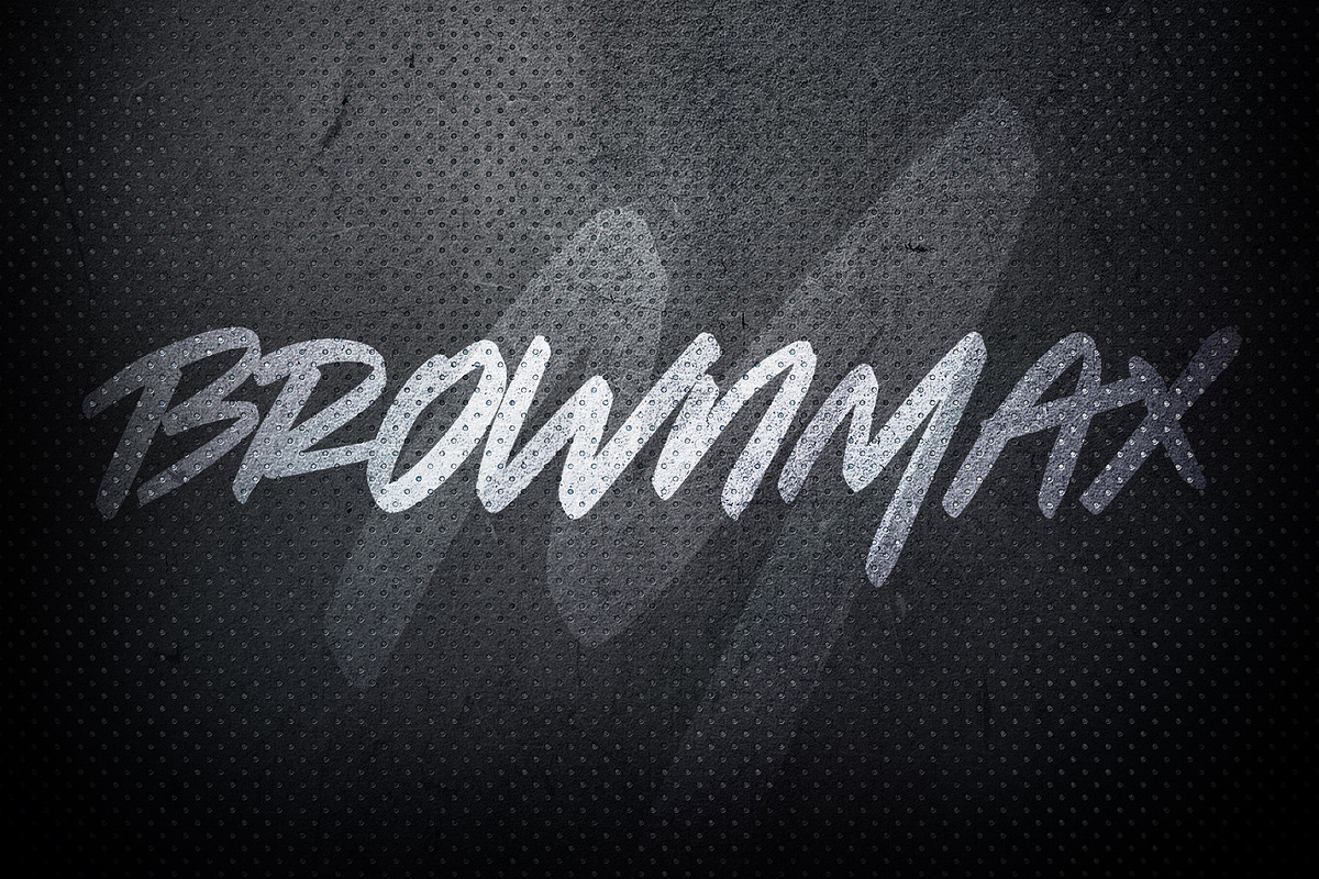 Brownmax, a Font by Aarley Kaiven (Photo 1 of 4)
