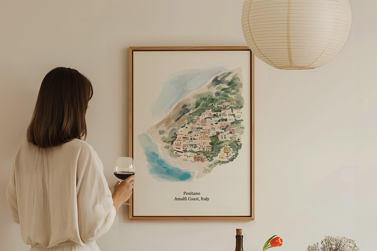 Hand-Painted Italy — Amalfi Whimsy, an Object Graphic by Lana Elanor (Photo 9 of 14)