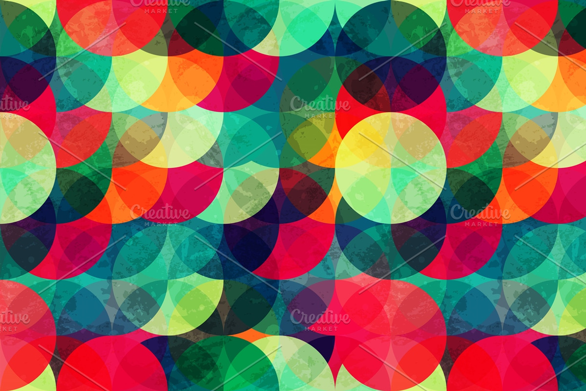 Circle Vector Patterns Pack, a Pattern Graphic by Gudiny