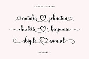 Madelyn Heart Font, a Script Font by Burhan Afif (Thumbnail 2 of 9)