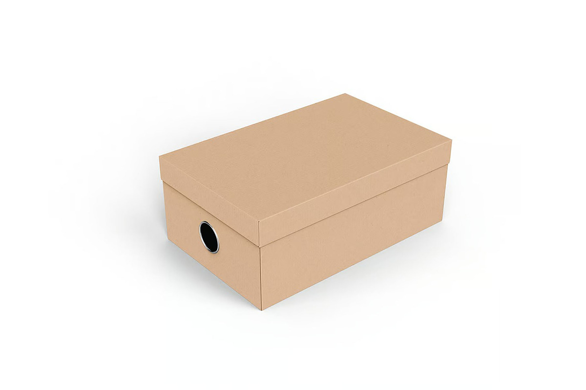 Kraft shoe box mockup, a Packaging Mockup by zphotographystudio (Photo 6 of 11)
