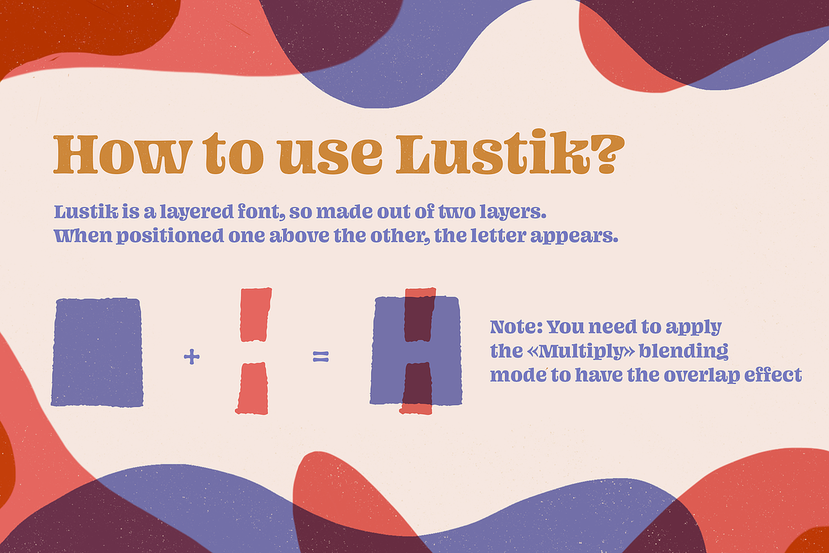 Lustik, a mid century font at 30%OFF, a Font by Francis Chouquet (Photo 2 of 9)