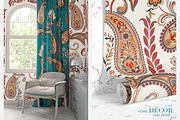 TAZLEEN Hand Drawn Paisley Prints, a Pattern Graphic by LEAFure (Thumbnail 8 of 11)