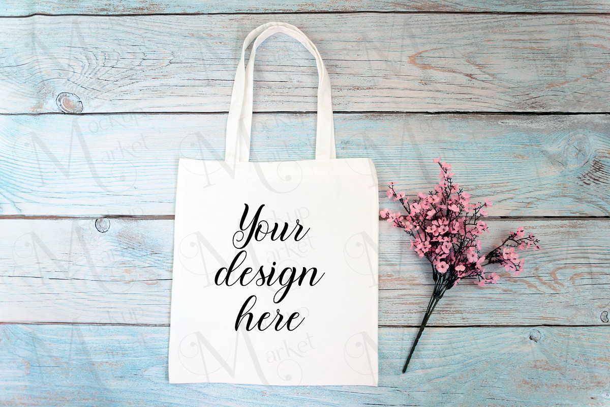 22 Cotton Tote bag Mockup Bundle., a Print Template by MockupMarket (Photo 21 of 23)