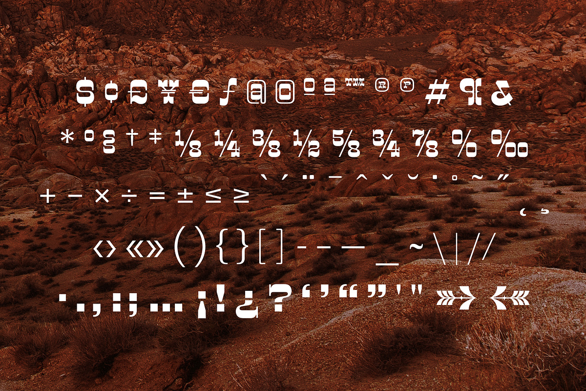 Cayuse Display Font + Word Logos preview 3