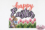 Happy Easter PNG Bunny, an Illustration by Daily.Designs (Thumbnail 1 of 5)