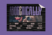 MOUBARU Typeface, a Sans Serif Font by alit design (Thumbnail 3 of 17)
