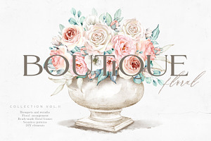 "Floral Boutique" Watercolor Set