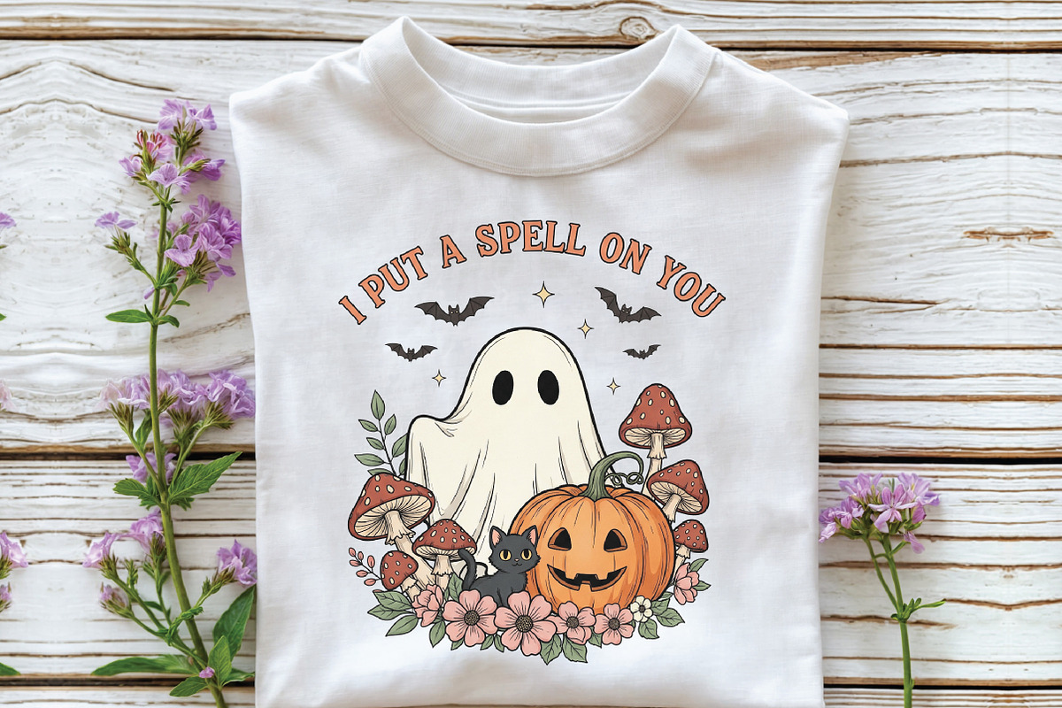 I Put a Spell on You Halloween PNG, an Illustration by CraftArtStudio (Photo 2 of 4)