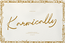Karmically | Handwritten Script