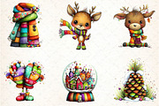 Whimsical Winter Clipart Bundle, an Illustration by DreamCafeArt (Thumbnail 5 of 7)