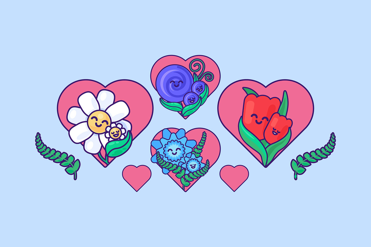 Flower Mother's Day Symbols, a Seasonal Illustration by barsrsind
