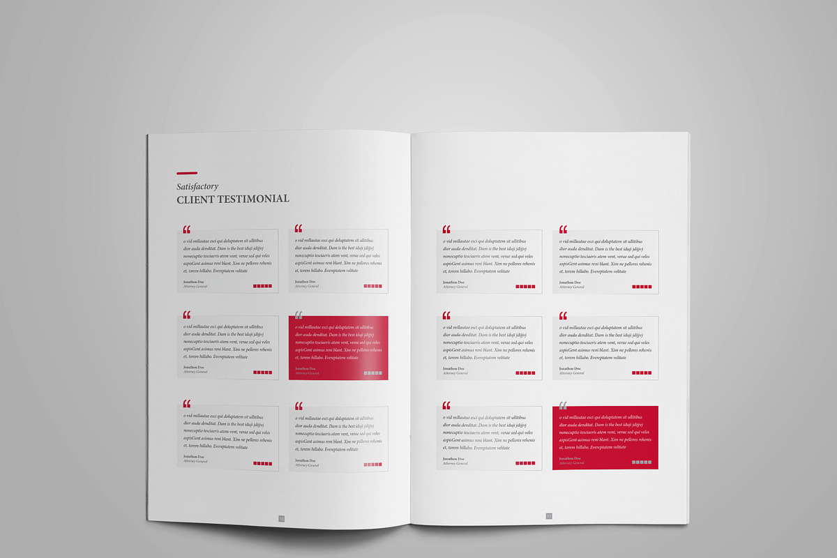 Legal Attorney Law Proposal Design, a Stationery Template by Layout Design (Photo 6 of 9)