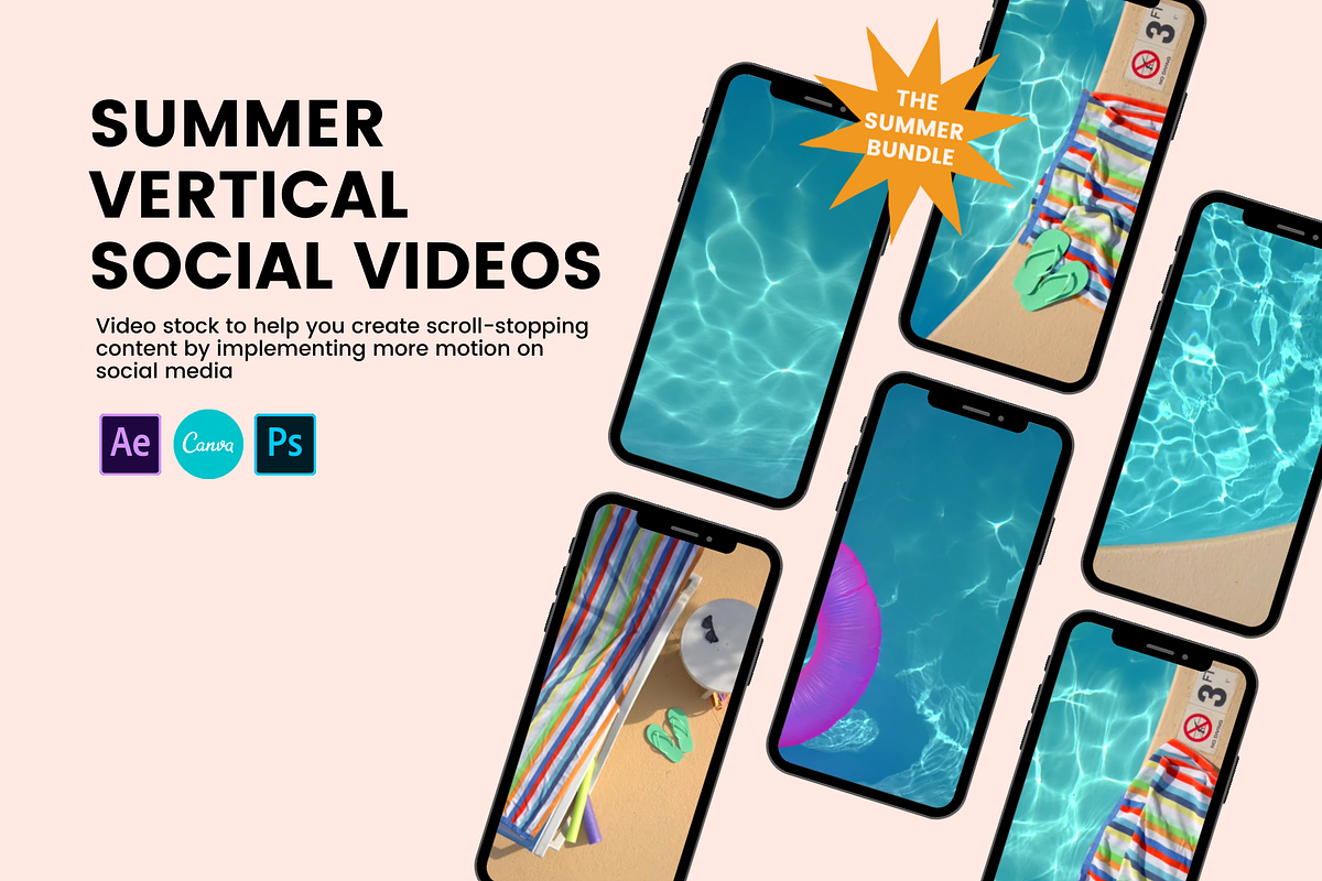 Summertime Vertical Social Videos, a Social Media Template by Content Factory (Photo 4 of 6)