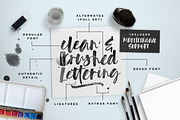 Lunar Blossom, a Script Font by Sam Parrett (Thumbnail 2 of 9)