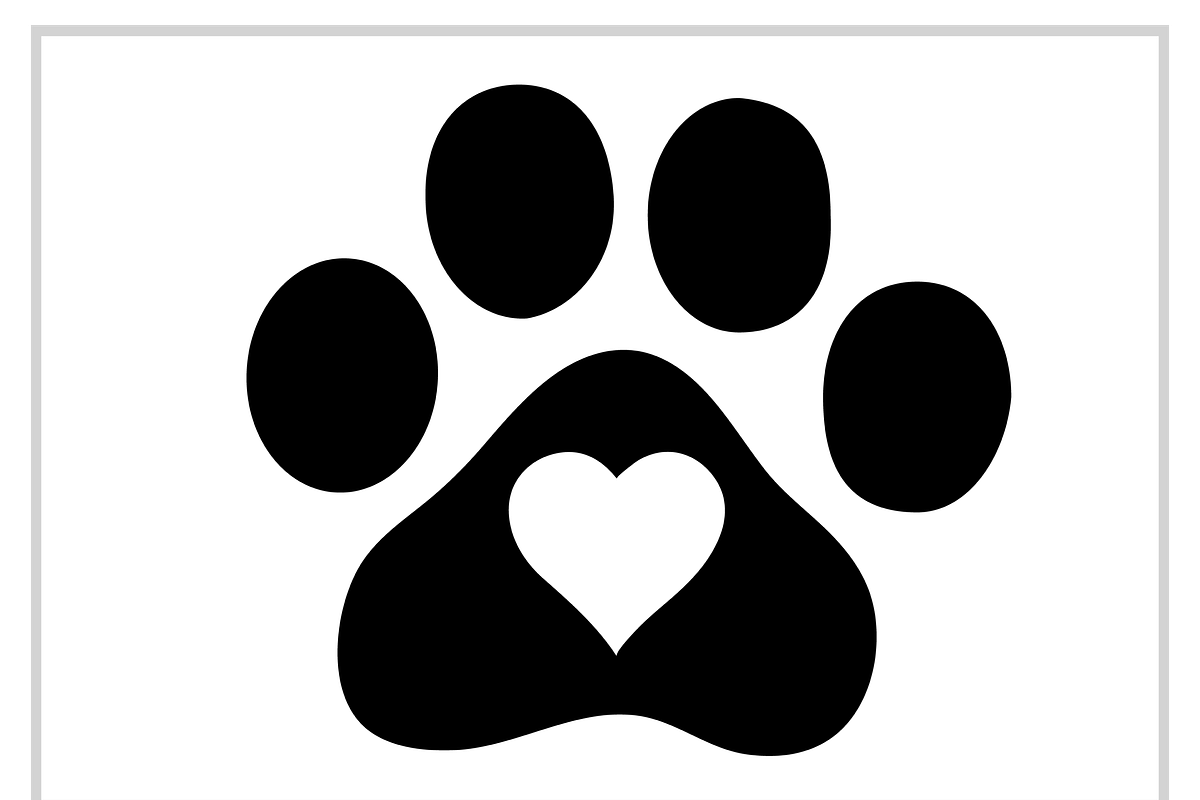 Heart Paw Print Logo, a Finance Illustration by CarWrap design (Photo 4 of 4)